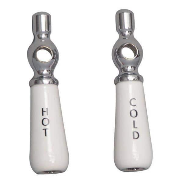 Barclay Triple Handle Tub-Wall Mounted Clawfoot Tub Faucet 4022-PL-CP