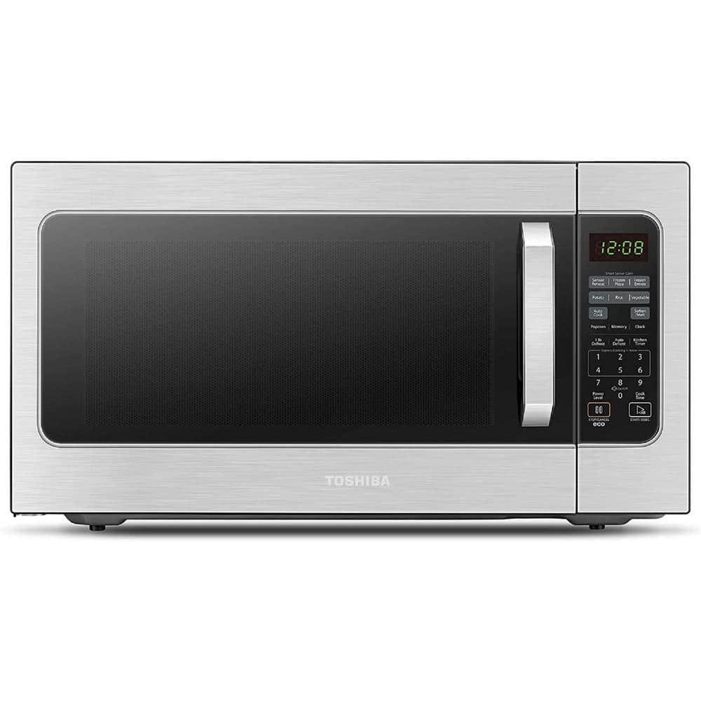 Toshiba TOSHIBA 1.6 Cu.ft Countertop Microwave Oven, Inverter, Smart Sensor, 13.6" Turntable, 1250W, Silver ML-EM45PIT(SS)