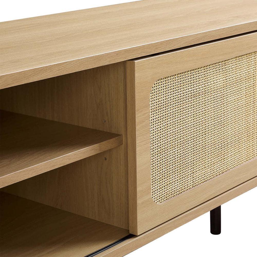 Modway Cambria 47Inch TV Stand – Modern Media Console with Open Storage Shelf and Sleek Profile for Living Room
