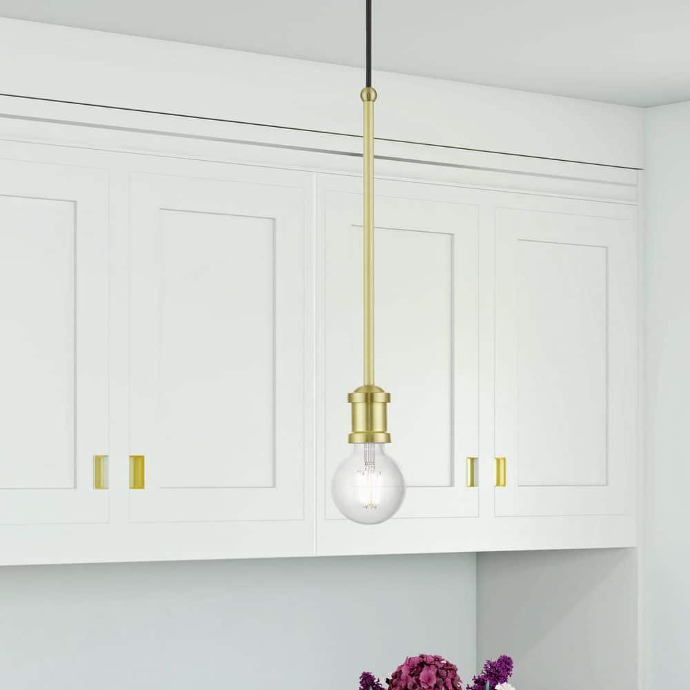 Livex Lighting Lansdale 1 - Light Pendant in Satin Brass