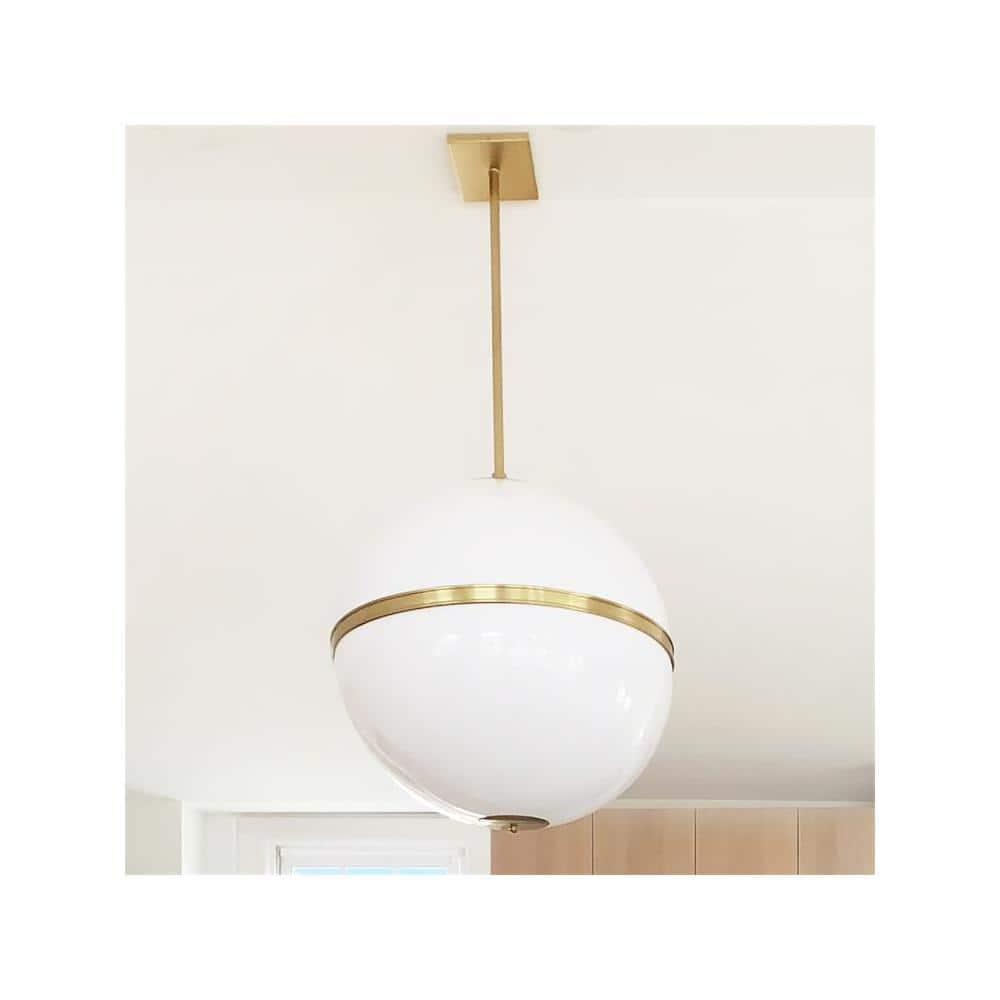 Crystorama Lighting Truax 3 - Light Pendant in  Aged Brass