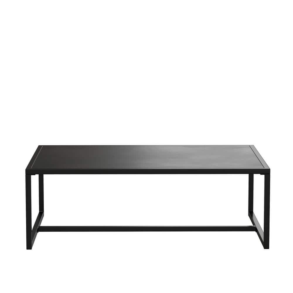 Julian All-Weather Commercial Grade Indoor/Outdoor Steel Patio Coffee Table
