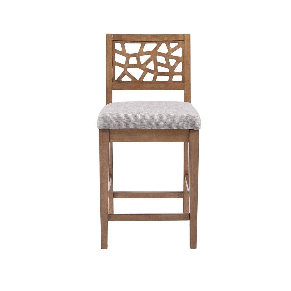 Porschia Solid Wood Bar & Counter Stool