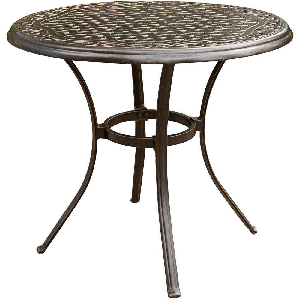 Renditions 3-Piece Set with 2 Swivel Rockers and 32-in. Cast-Top Table, Featuring Sunbrella Fabric