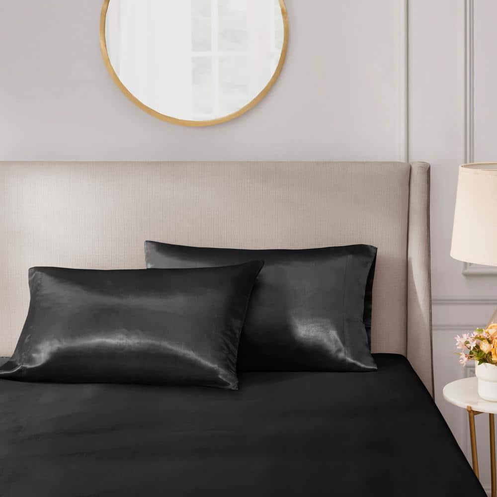 Madison Park Essentials Satin Luxury 2PC Pillowcases (Set of 2)