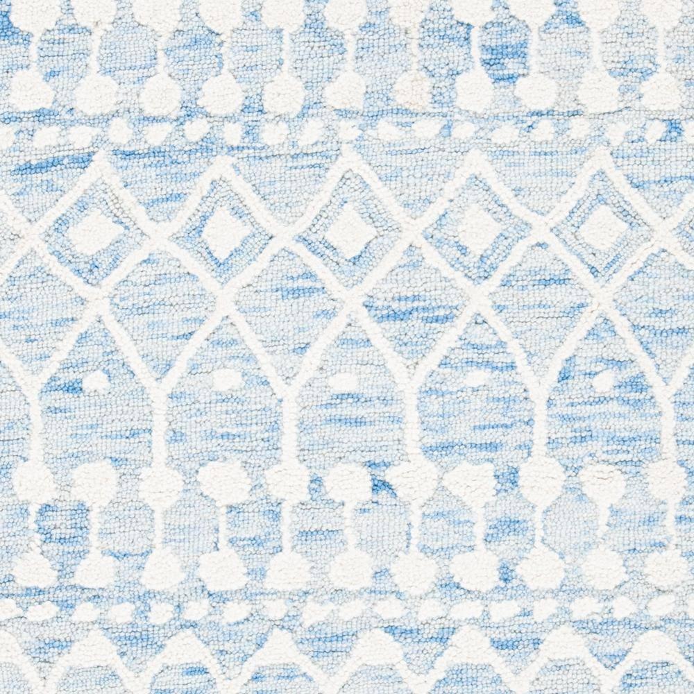 Blossom BLM115 Hand Tufted Area Rug - Blue/Ivory - 3'x5' - Safavieh.