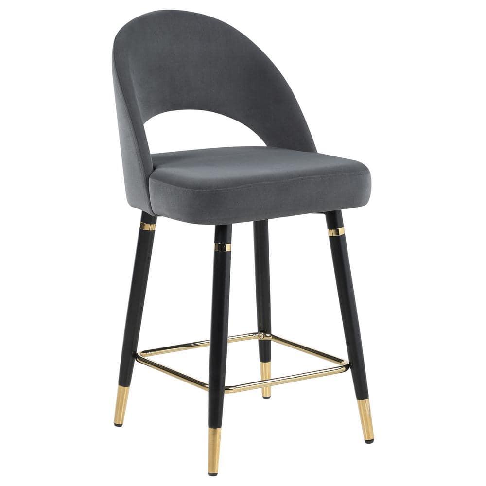 Antionette Arched Back Upholstered Counter Height Stools (Set Of 2)
