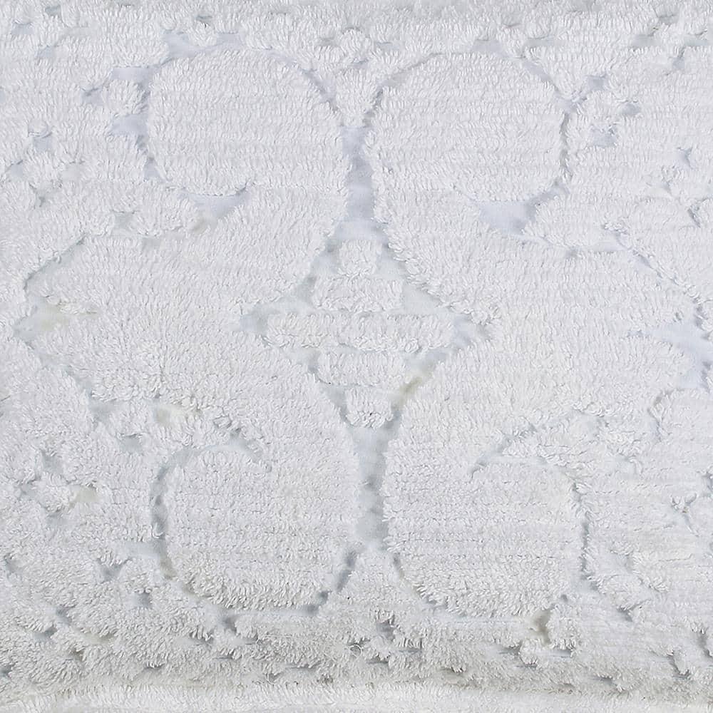 Better Trends Ashton Collection Chenille Bedspread Set, 100% Cotton Machine Washable Bedding Set, Soft & Breathable Medallion Design Coverlet with Sham, Luxurious All Season Comfort