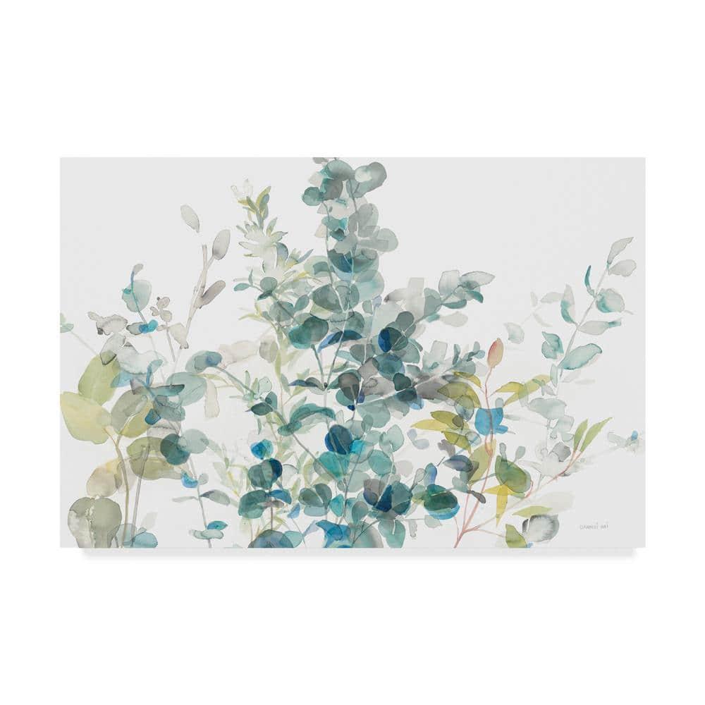 August Grove® 'Eucalyptus I White Crop' Acrylic Painting Print on Wrapped Canvas