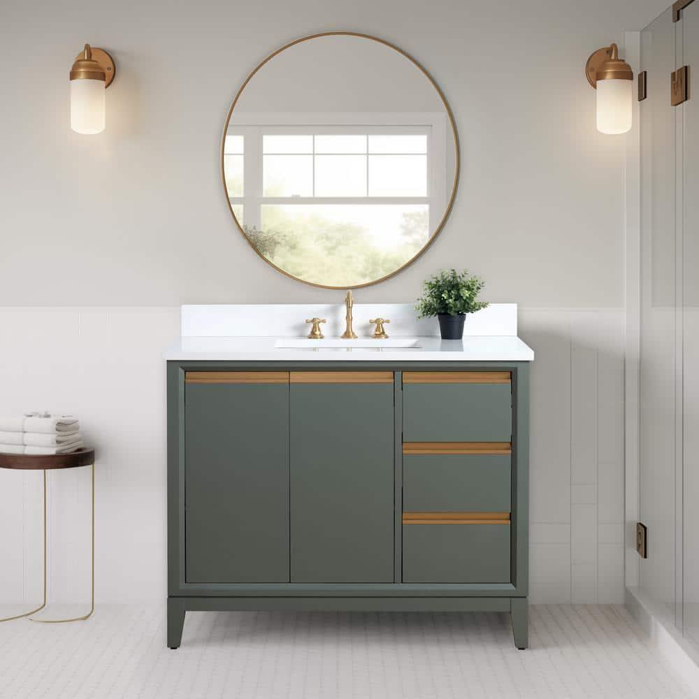 42 Single Bathroom Vanity with Top