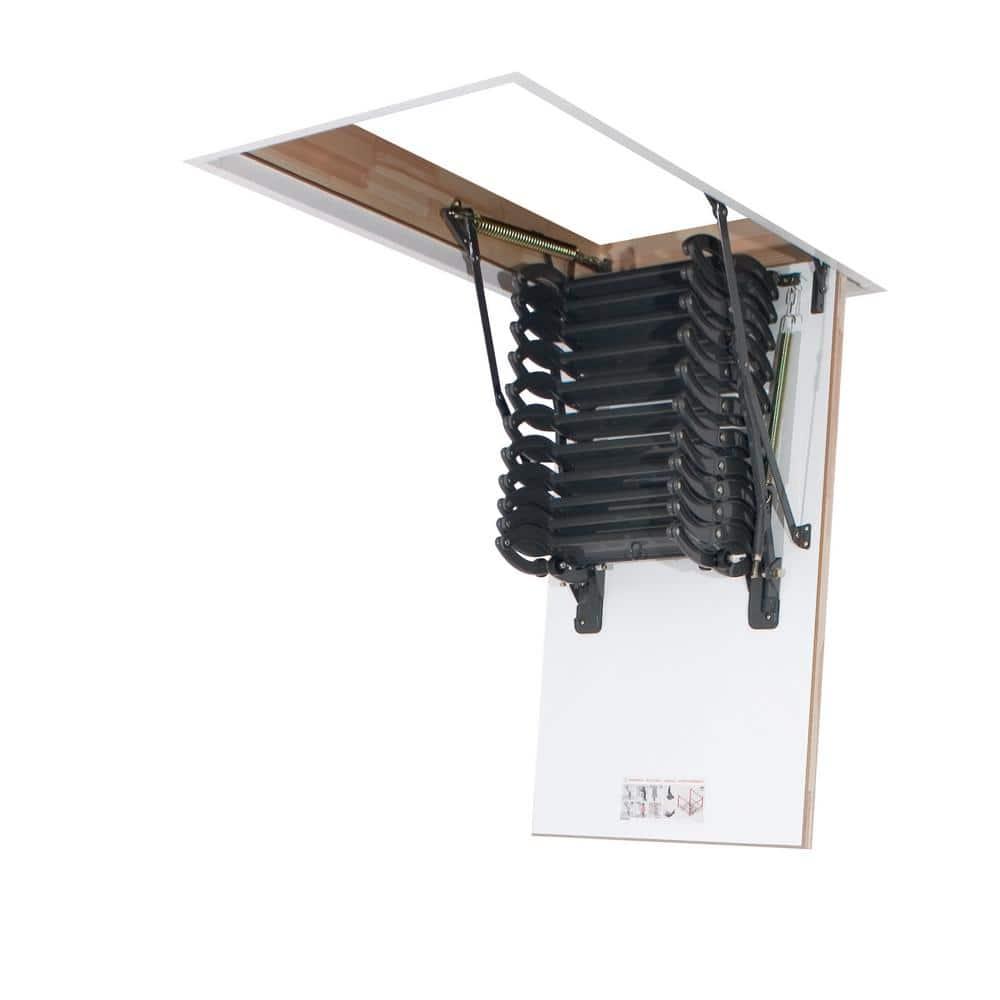 FAKRO LST 66875 Insulated Steel Scissor Attic Ladder for 22-Inch x 31-Inch Rough Openings