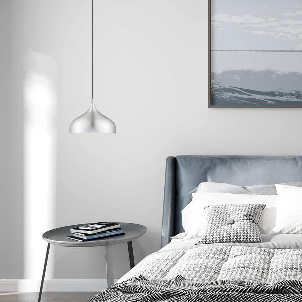 Livex Lighting Amador 1 - Light Pendant in  Brushed Aluminum