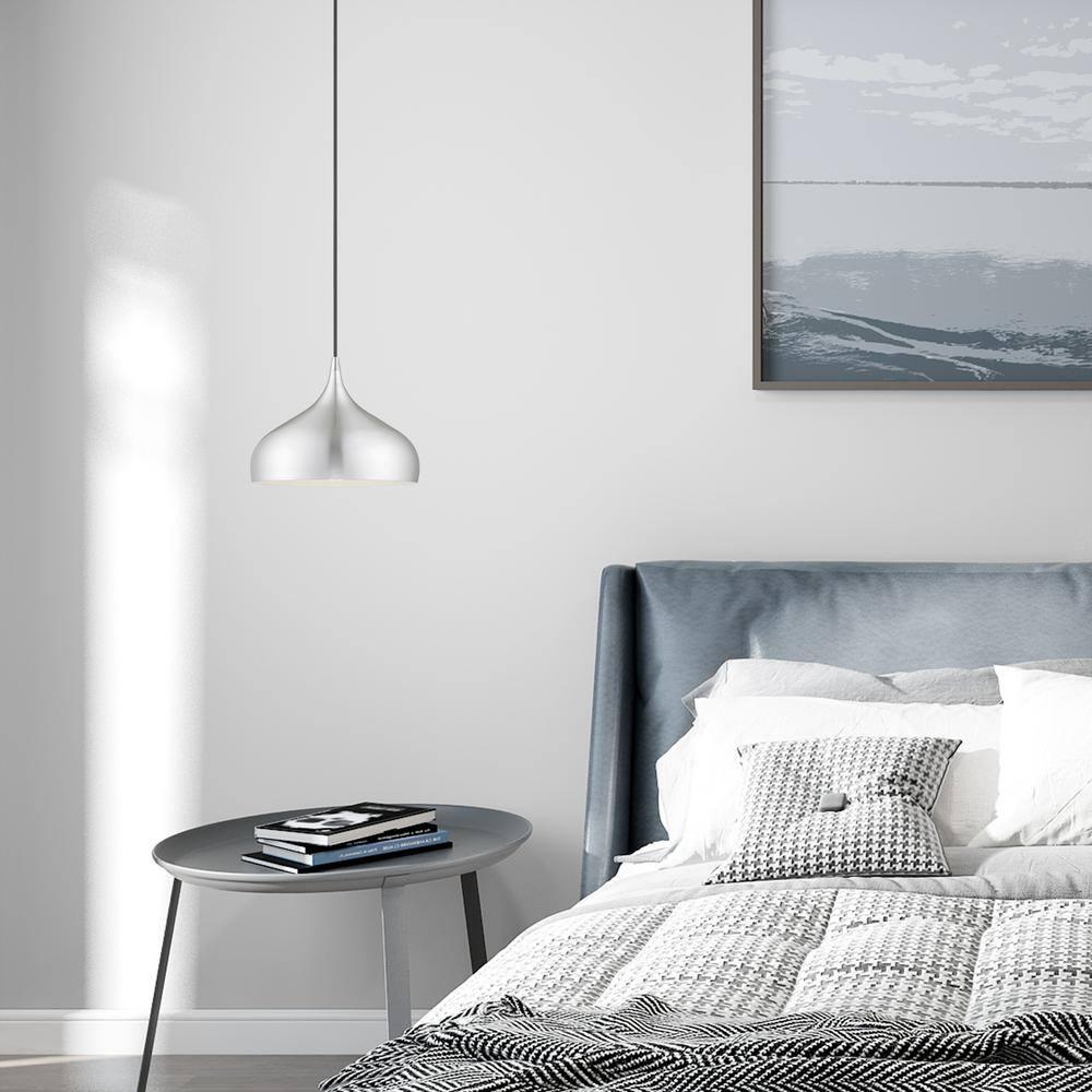 Livex Lighting Amador 1 - Light Pendant in  Brushed Aluminum