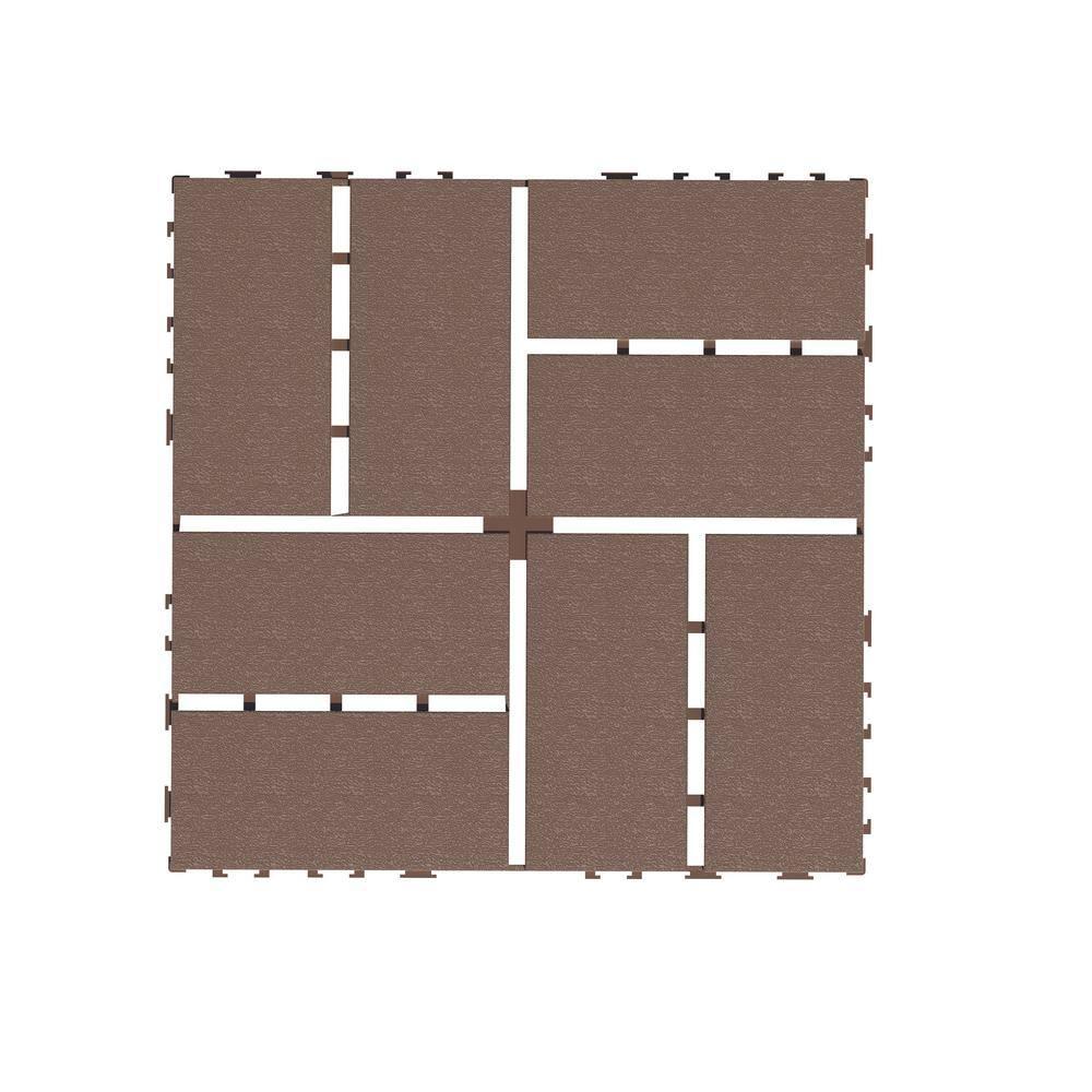 Sturdy Interlocking Tiles High Load Capacity Versatile Usage 44-Pack 12"x12