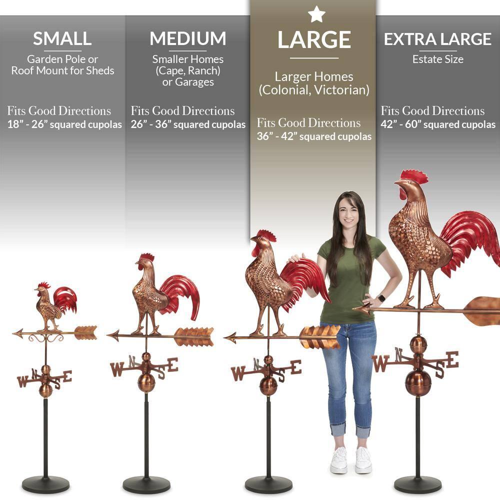 Good Directions 27'' H Metal Animals Weathervane