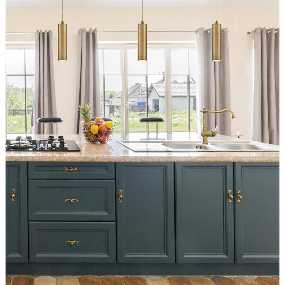 Westinghouse Rayman LED Mini Pendant Brushed Brass Finish