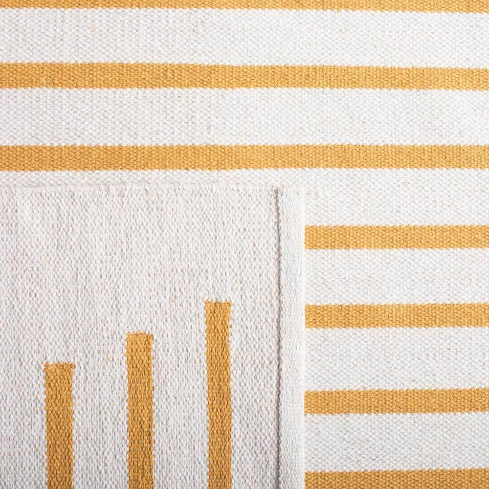 Montauk MTK313 Hand Woven Indoor Area Rug - Ivory/Gold - 9'x12' - Safavieh