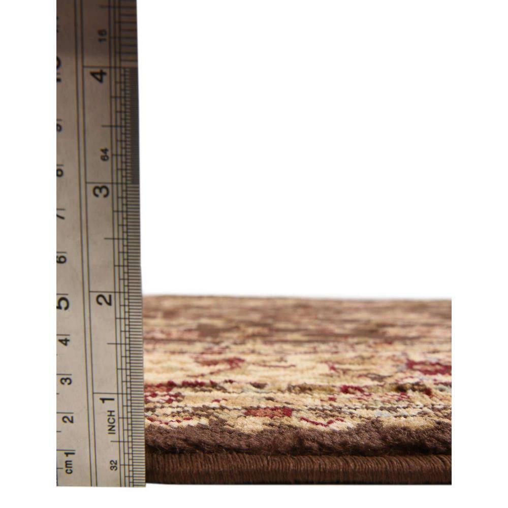 Rugs.com Aditi Collection Rug – 3' 3 x 5' 3 Brown Low Rug Perfect For Living Rooms, Large Dining Rooms, Open Floorplans