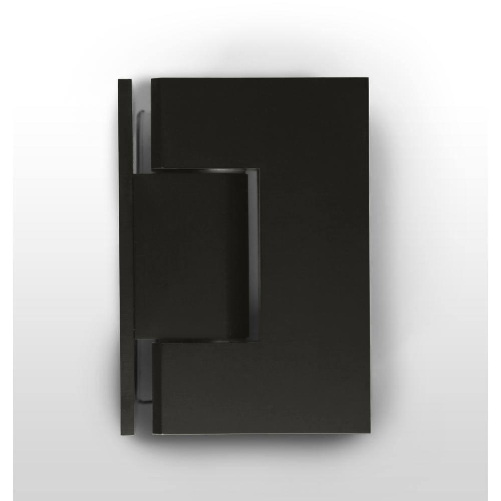 Glass Warehouse Hinged Frameless Shower Door GW-90-WH-35.5-35-MB