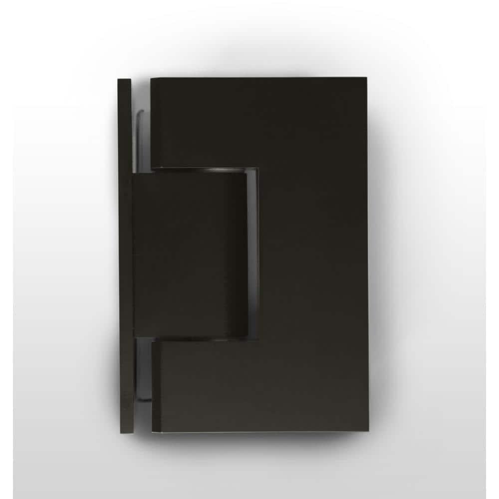 Illume 42 in. x 32 in. x 78 in. 90-degree Fully Frameless Wall Hinged Glass Shower Enclosure