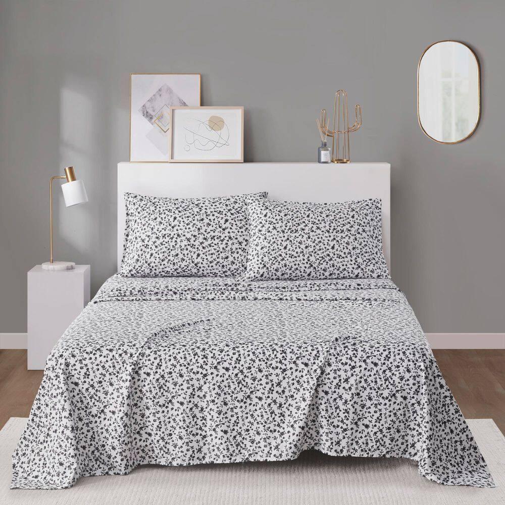 Madison Park Essentials 100% Cotton 200TC Printed Sheet Set