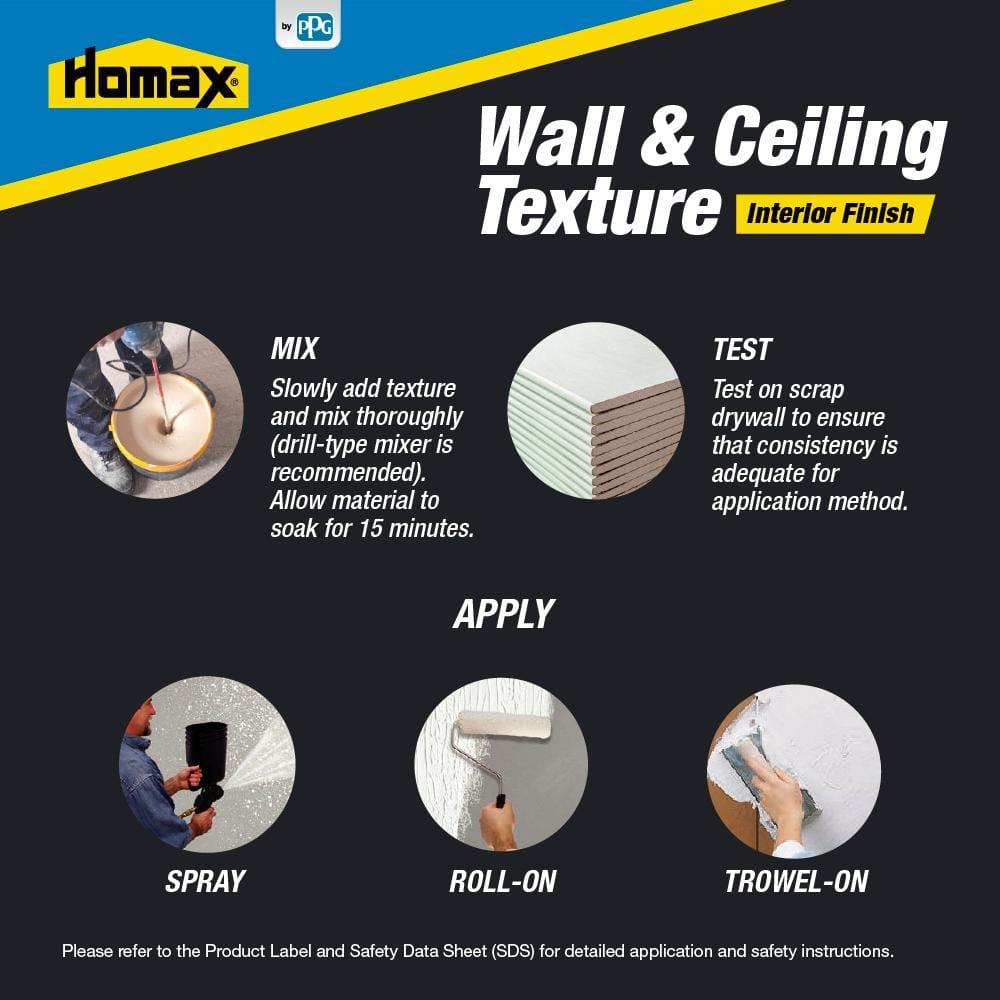 Homax Premixed Wall Texture, 2.2 Liter