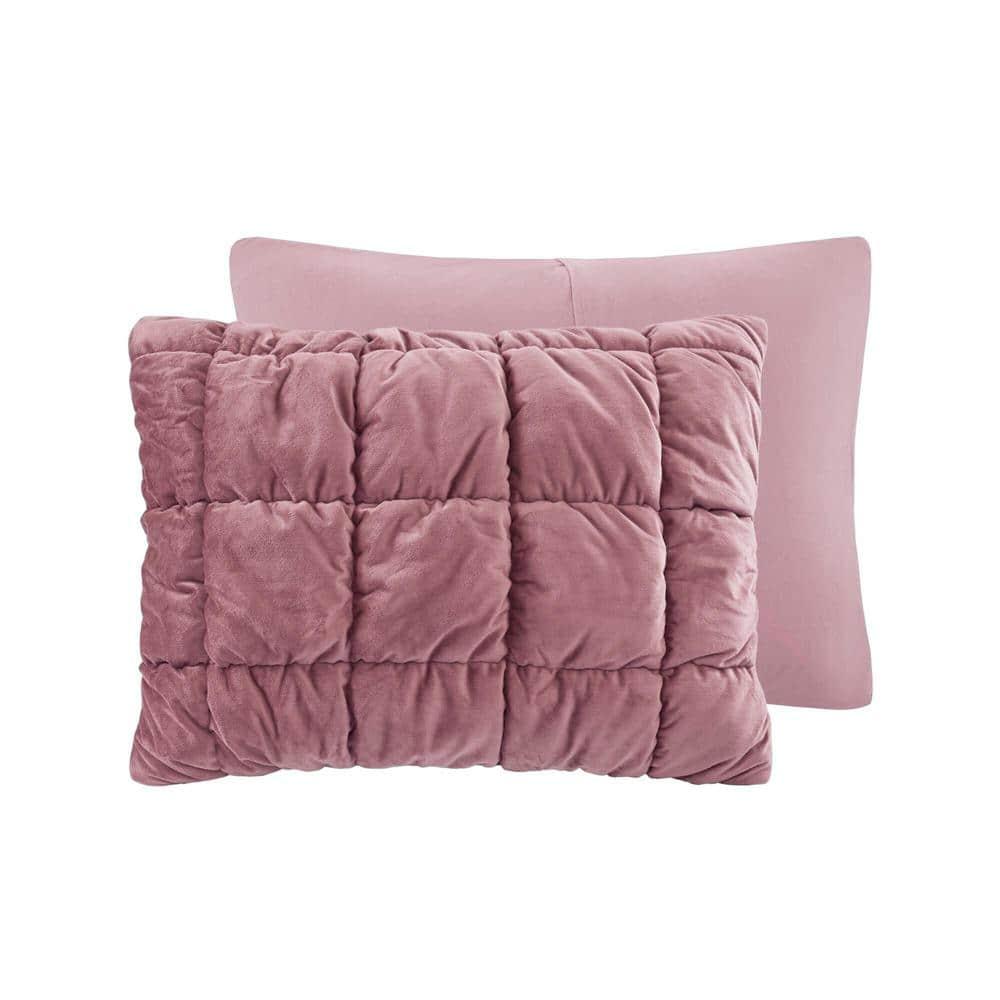 Intelligent Design Velvet Dream Puff Velvet Comforter Set