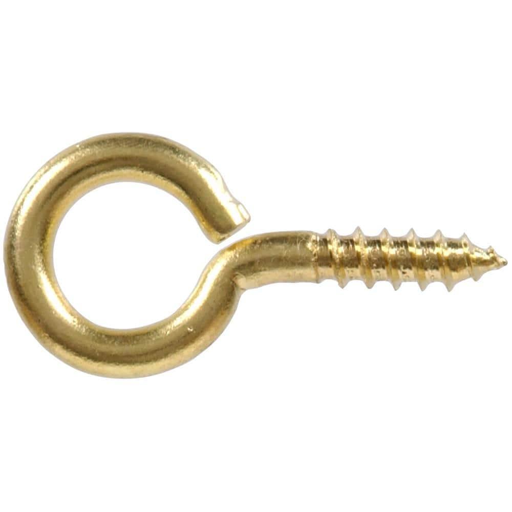 Small Brass Screw Eye Assorted Kit (121-Pack)
