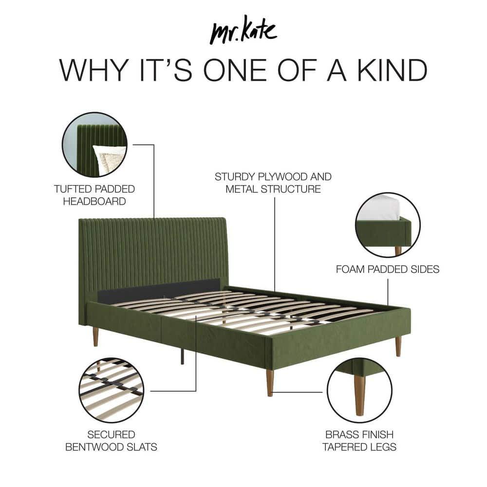 Daphne Upholstered Platform Bed