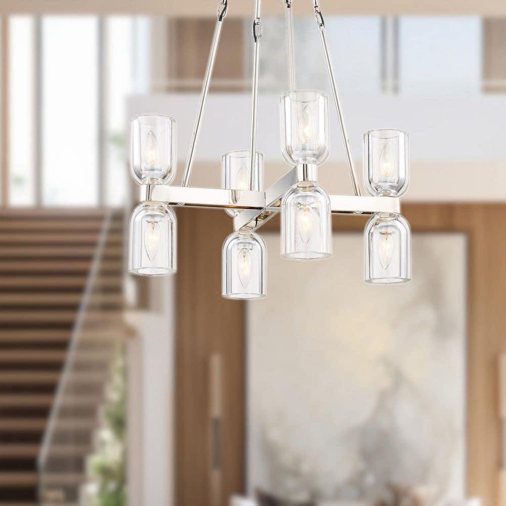 Alora Lighting Lucian 8 - Light Modern Linear Chandelier
