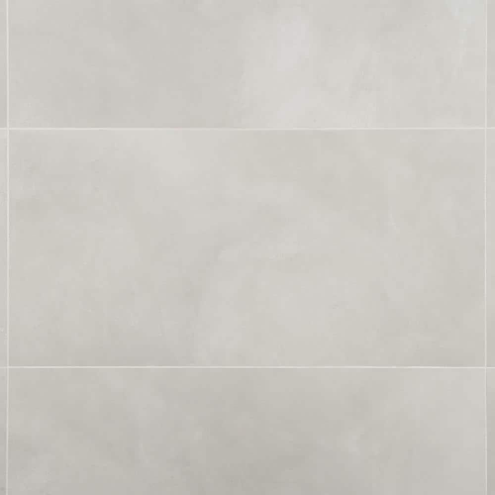 Bond Tile Ryx 15.74 in. x 31.49 in. Matte Porcelain Concrete Look Floor and Wall Tile (13.77 Sq. Ft. / Case)