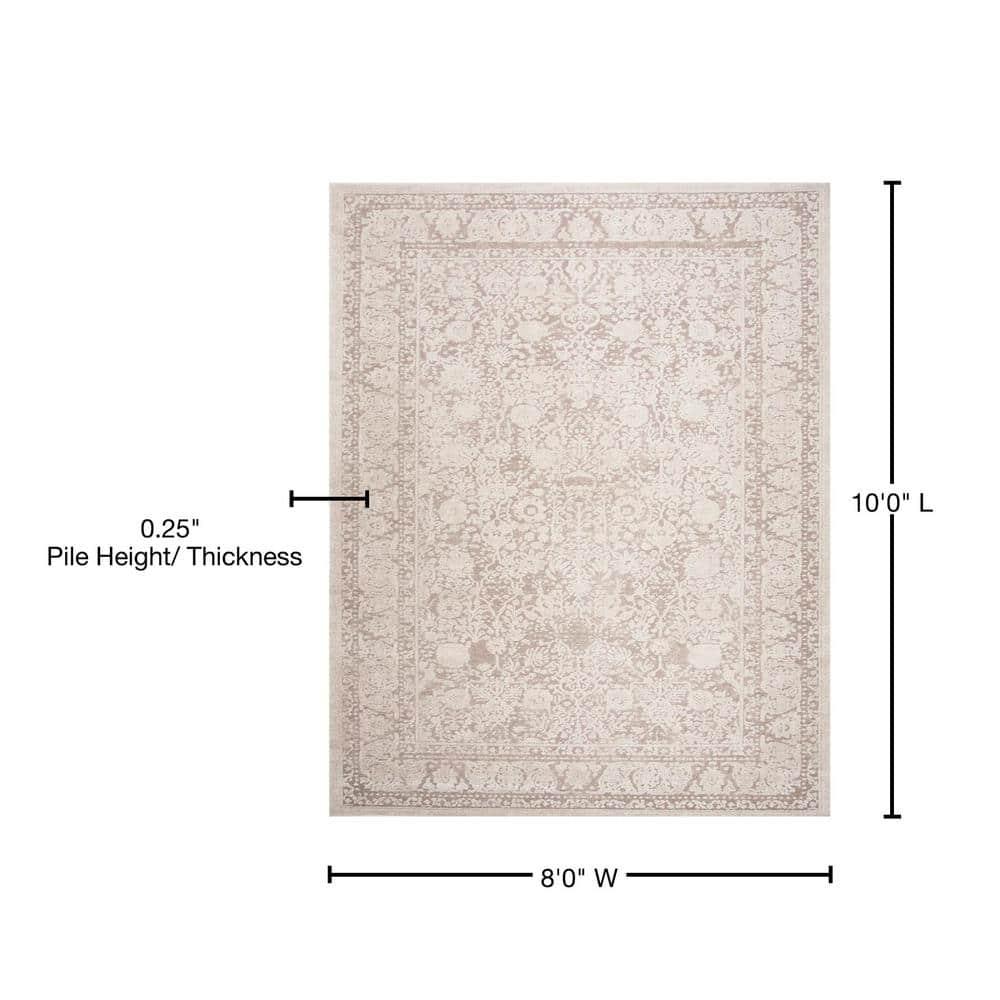 Reflection RFT663 Power Loomed Indoor Area Rug - Beige/Cream - 8'x10' - Safavieh.