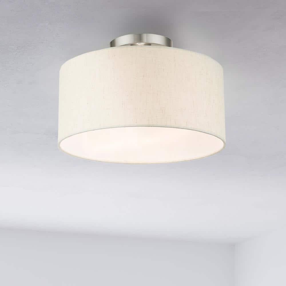 Zipcode Design™ Darian Fabric Semi Flush Mount