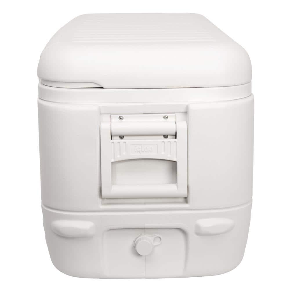 Igloo 120 qt. Quick & Cool Polar Ice Chest Cooler, White