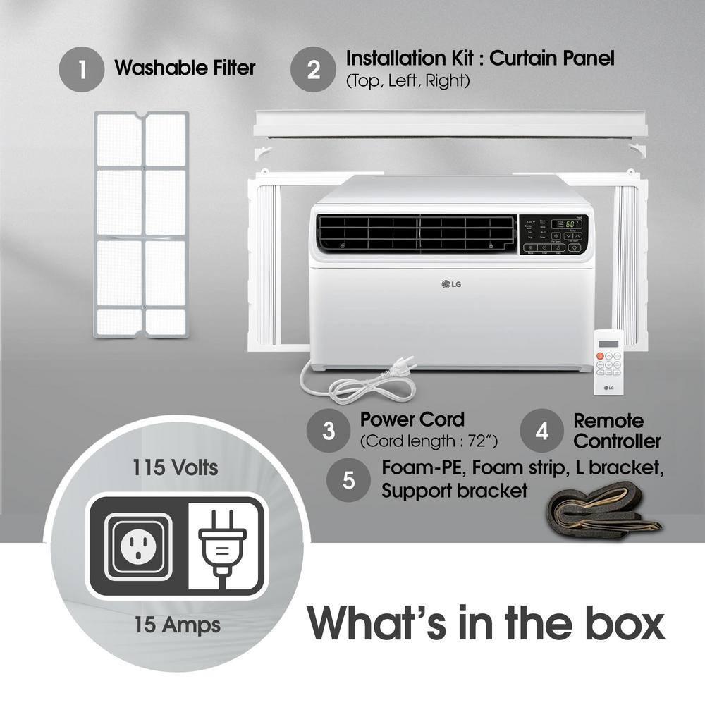 LG LG 10,000 BTU Dual Inverter Smart Window Air Conditioner
