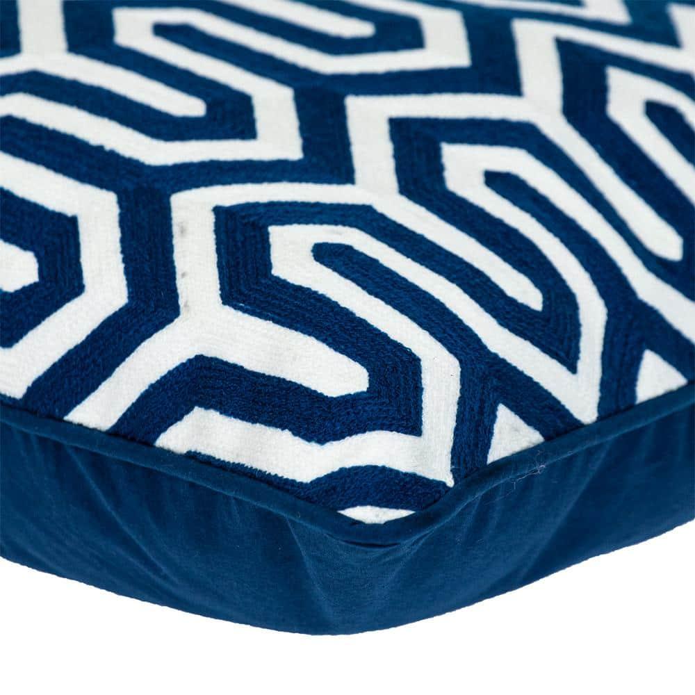 Parkland Collection Geometric Cotton Throw Pillow