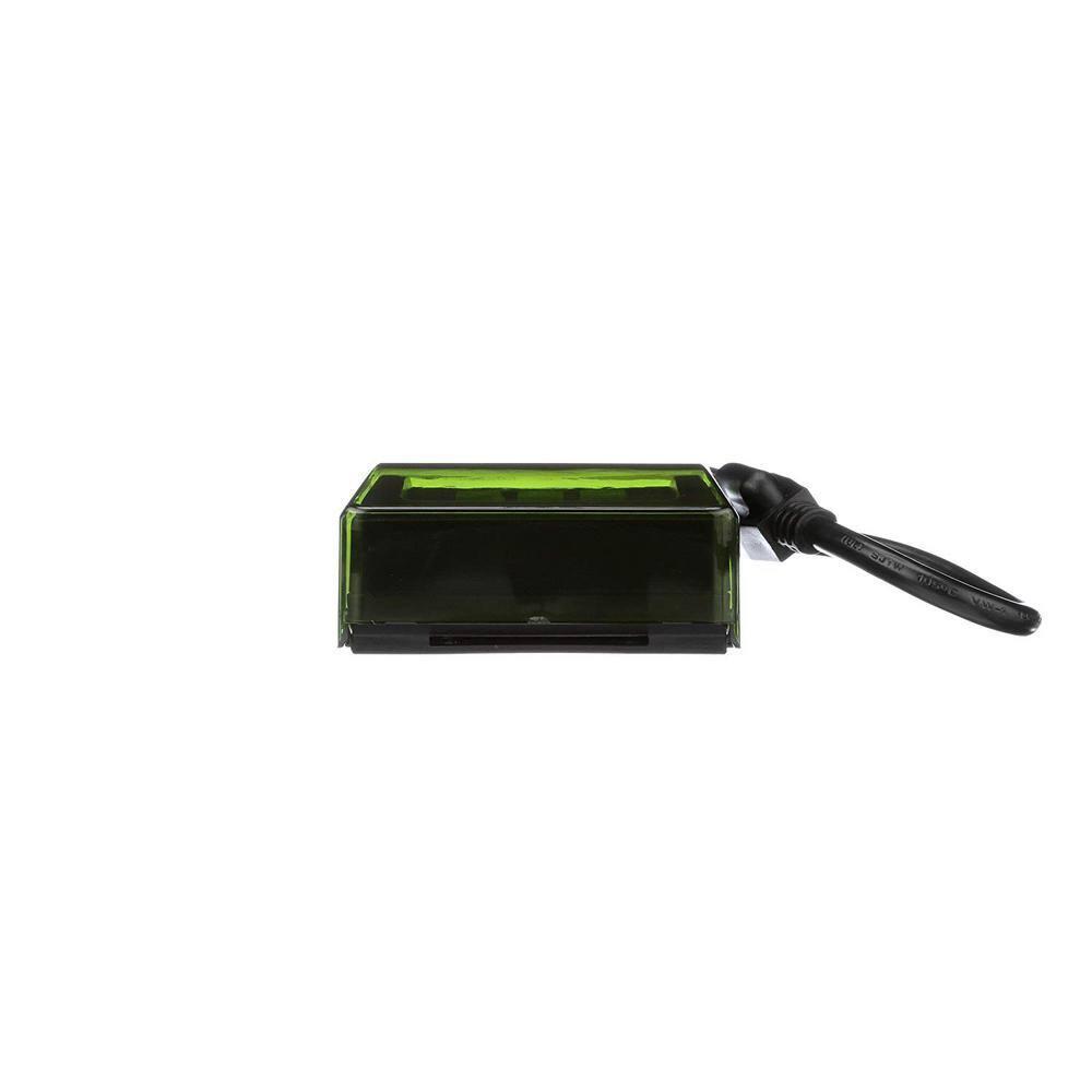 Woods 50015WD Outdoor 7-Day Heavy Duty Digital Plug-in Timer, 2 Grounded Outlets, Weatherproof, Perfect for Automating Holiday/Christmas Lights, Energy Saving Precision Programming, Black & Green