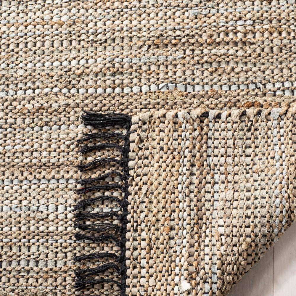 Vintage Leather VTL203 Hand Woven Indoor Area Rug - Beige - 6'x9' - Safavieh
