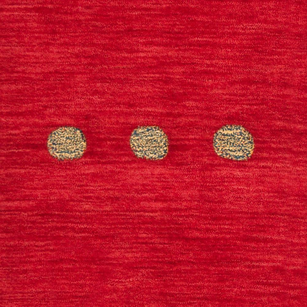 SAFAVIEH Himalaya Derbhile Solid Wool Runner Rug, Red, 2'3" x 8'