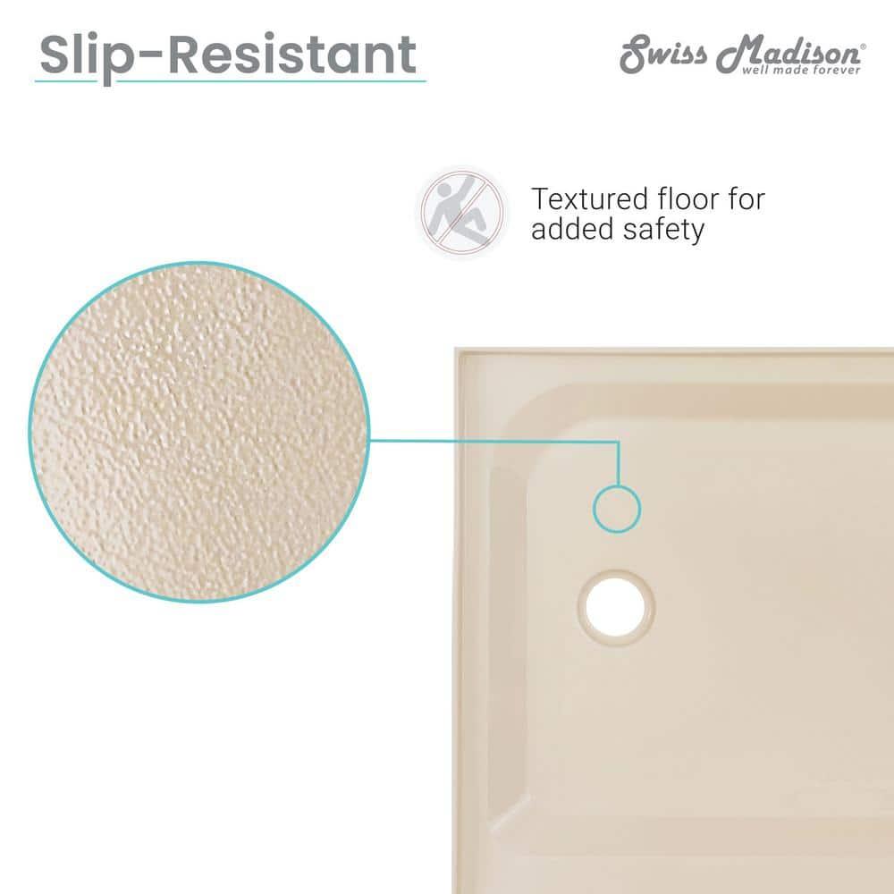 Voltaire 48" x 36" Single-Threshold, Shower Base