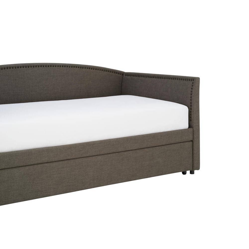 Better Homes & Gardens Grayson Daybed & Trundle, Twin Size, Gray Linen