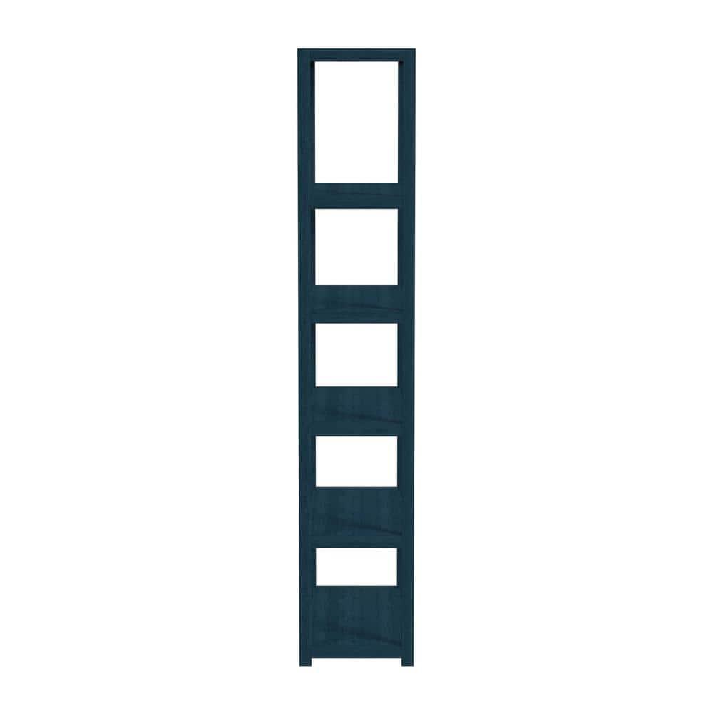 Butler Specialty Company Lark 5 Tier 30Wx75H Etagere Bookcase - Navy Blue