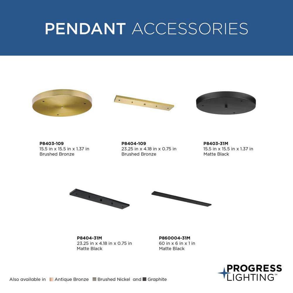 Progress Lighting P860004-31M Canopy Kit 60" Length for up to 5 Pendants