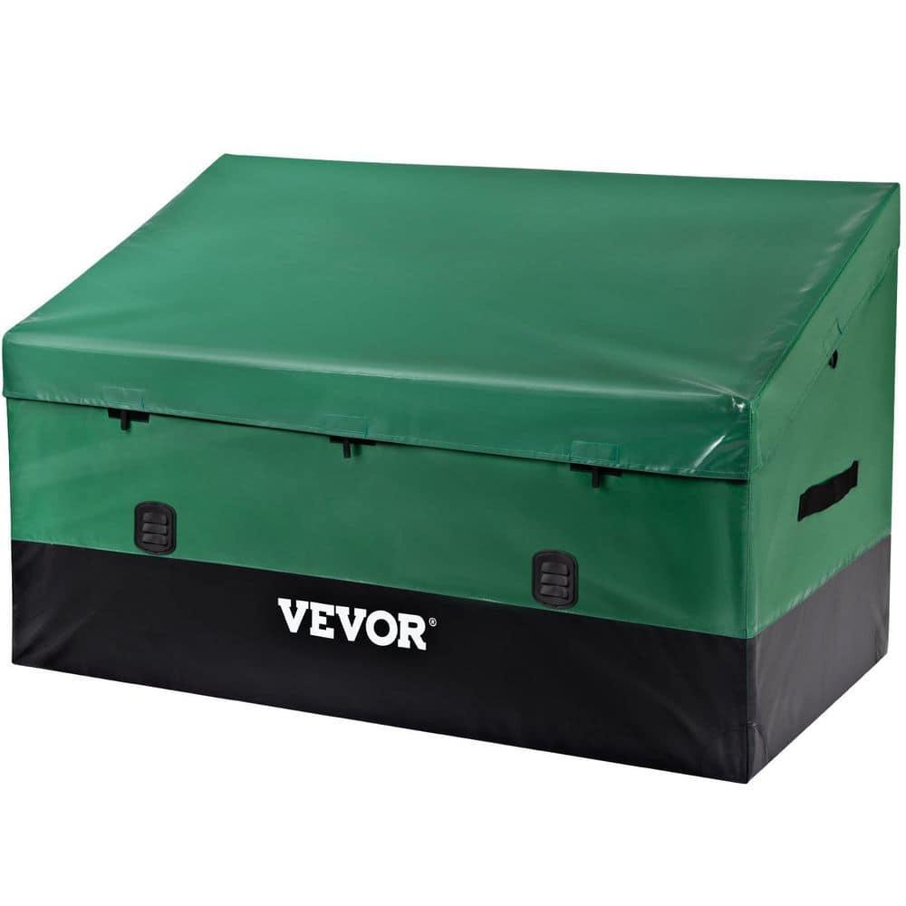 VEVOR VEVOR 61'' W 150 Gallons Water Resistant Polyethylene Plastic Deck Box in Green/Black