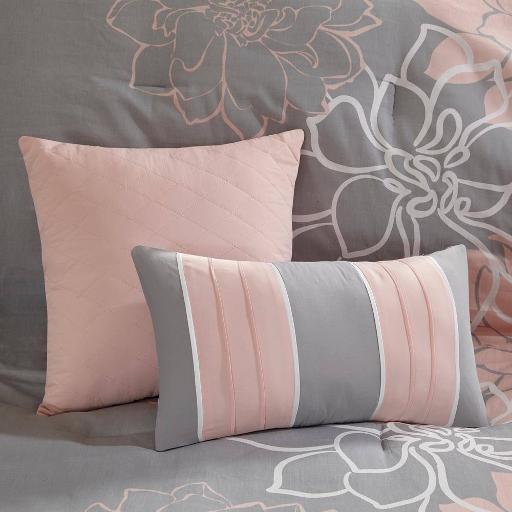 Madison Park Lola 7 Piece Floral Cotton Comforter Set