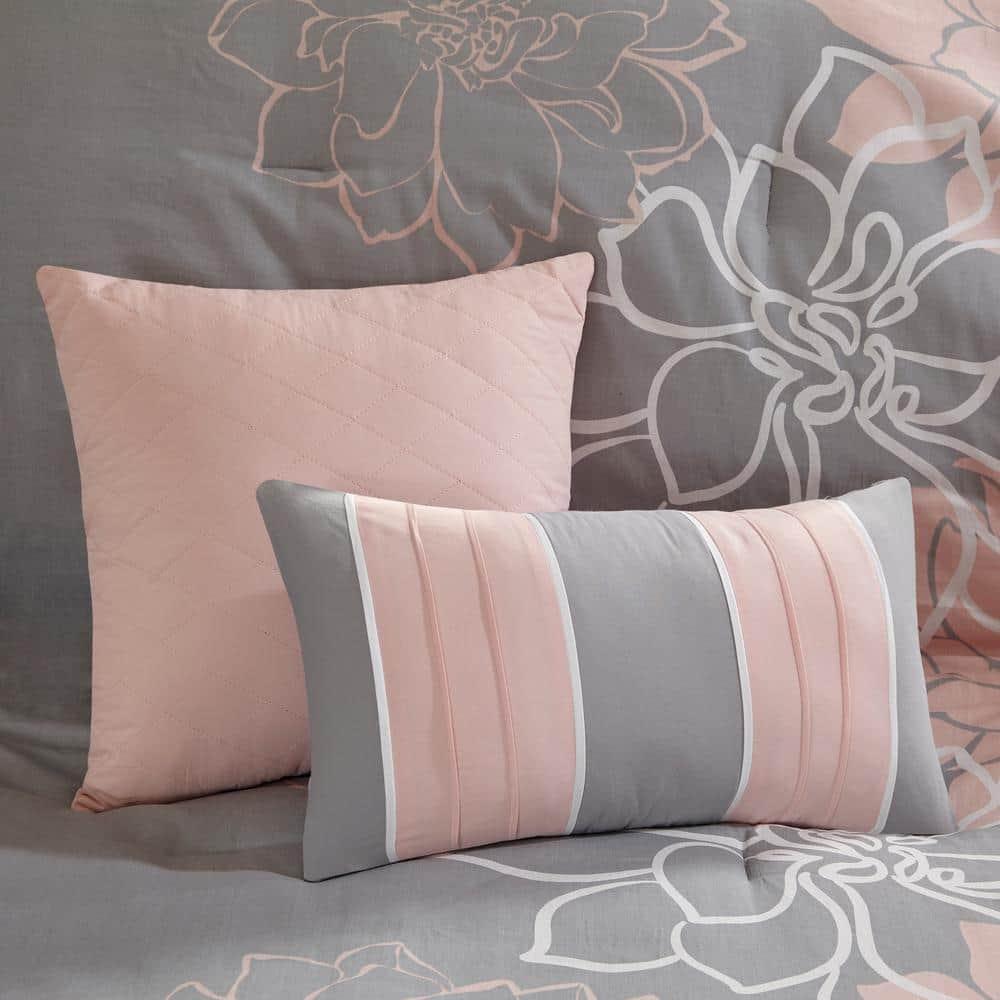 Madison Park Lola 7 Piece Floral Cotton Comforter Set