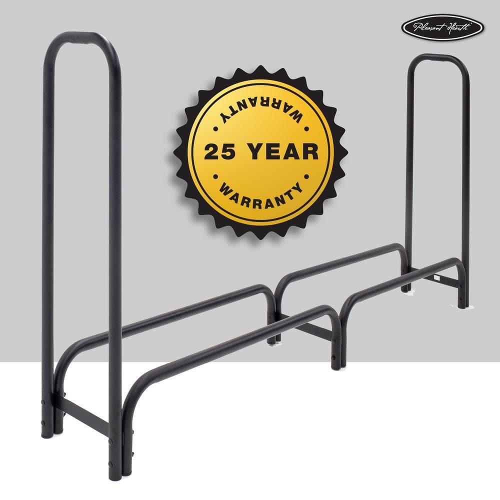 Pleasant Hearth LS938-96 8-Ft Heavy Duty Outdoor Log Rack