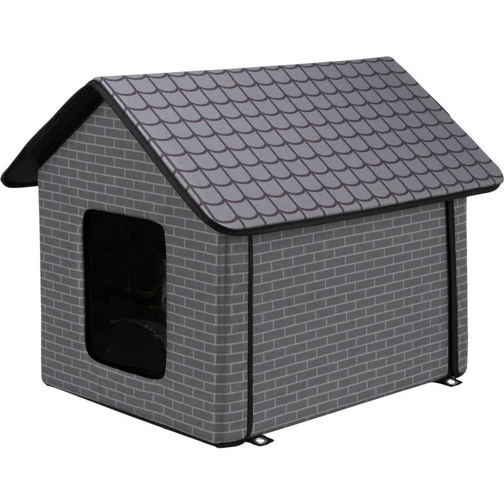 TRIXIE TRIXIE Insulated Outdoor Pet House, Waterproof Material, For Small Dogs and Cats, Feral Cats