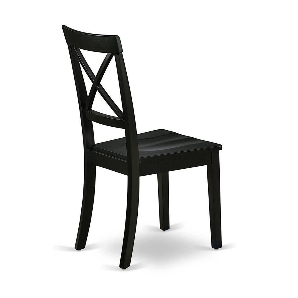 Gracie Oaks Solid Wood Upholstered Dining Chair(Set of 2)