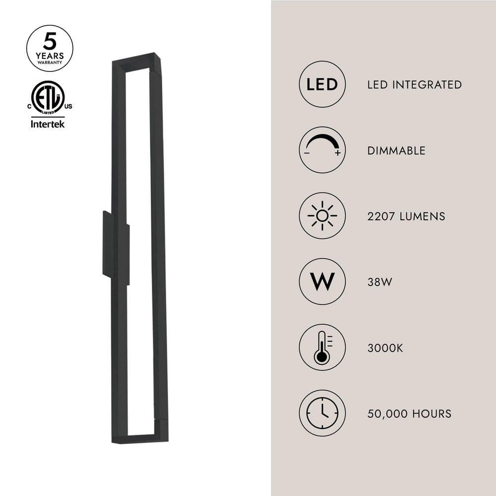 Kuzco Lighting Swivel Aluminum LED Flush Mounted Sconce